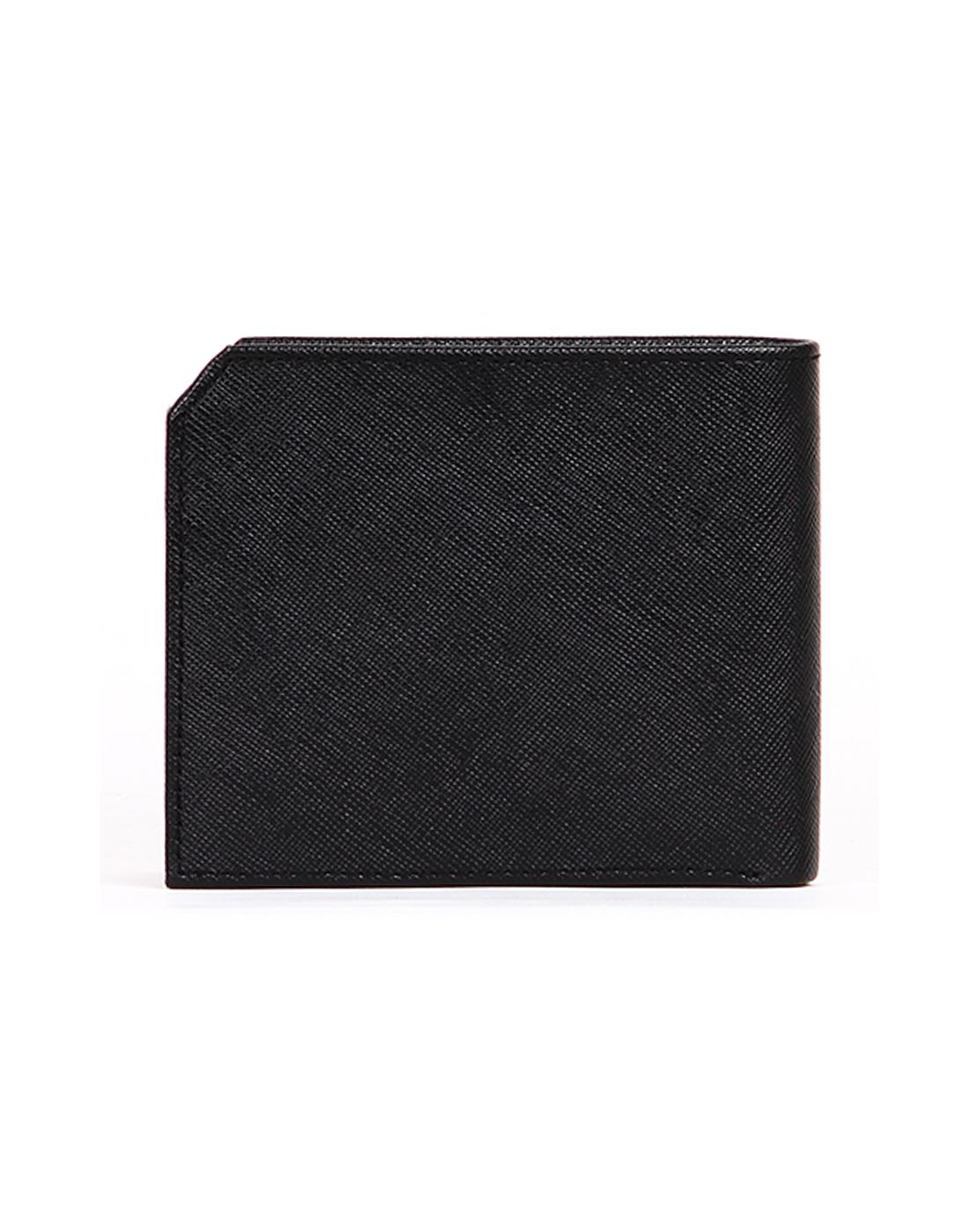 U.S.Polo Assn. Men Everyday Textured Black Wallet With 2 Main Compartment , 3 Card Holder and one Coin Pocket